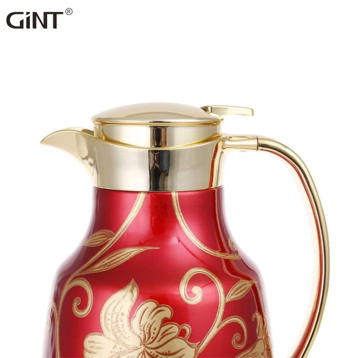 Gold Rim Turkish Arabic Porcelain Teapot Coffee Tea Pot For Hotel Restaurant suppliers