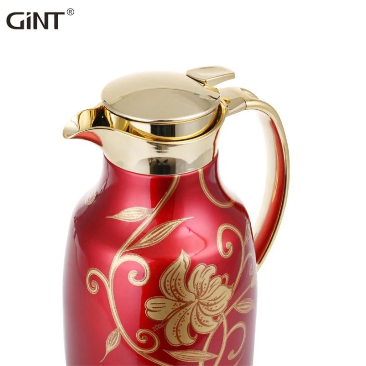 Gold Rim Turkish Arabic Porcelain Teapot Coffee Tea Pot For Hotel Restaurant for sale