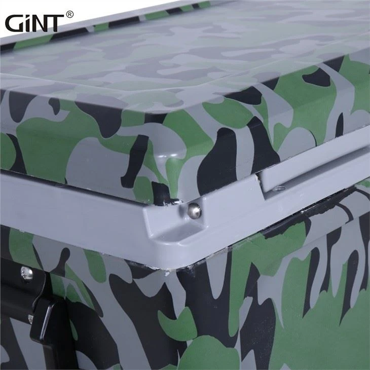 Reusable High Quality Ice Beer Retro Metal 50 Liters Transparent Cooler Box